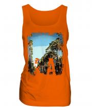 L.A. Grunge Print Ladies Vest