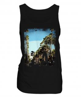 L.A. Grunge Print Ladies Vest