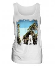 L.A. Grunge Print Ladies Vest