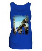 L.A. Grunge Print Ladies Vest