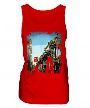 L.A. Grunge Print Ladies Vest