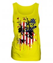 Stars And Stripes Abstract Print Ladies Vest