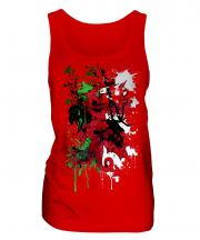 Wales Flag Abstract Print Ladies Vest