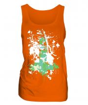 Grunge Cross Ladies Vest