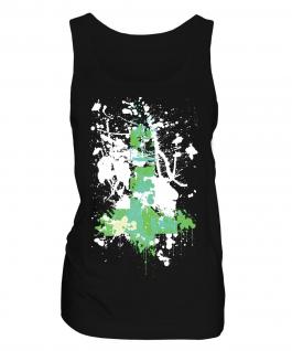 Grunge Cross Ladies Vest