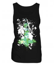Grunge Cross Ladies Vest
