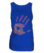 Hand Print Ladies Vest