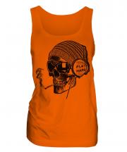 Play Hard Skull Ladies Vest