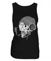 Play Hard Skull Ladies Vest