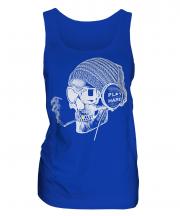 Play Hard Skull Ladies Vest