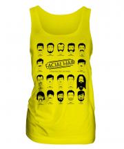 Facial Hair Through The Ages Ladies Vest