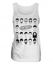 Facial Hair Through The Ages Ladies Vest