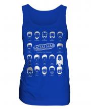 Facial Hair Through The Ages Ladies Vest