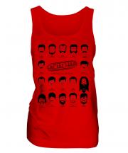 Facial Hair Through The Ages Ladies Vest