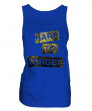 Hard To Forget Ladies Vest