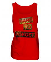 Hard To Forget Ladies Vest