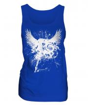 Grunge Guitar Tattoo Ladies Vest