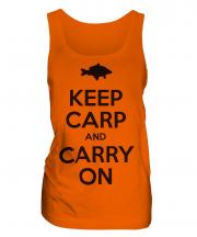 Keep Carp And Carry On Ladies Vest