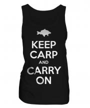 Keep Carp And Carry On Ladies Vest