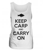 Keep Carp And Carry On Ladies Vest