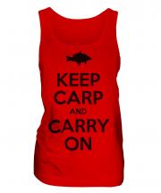 Keep Carp And Carry On Ladies Vest