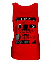 This Is My Cool Hipster T-Shirt Ladies Vest