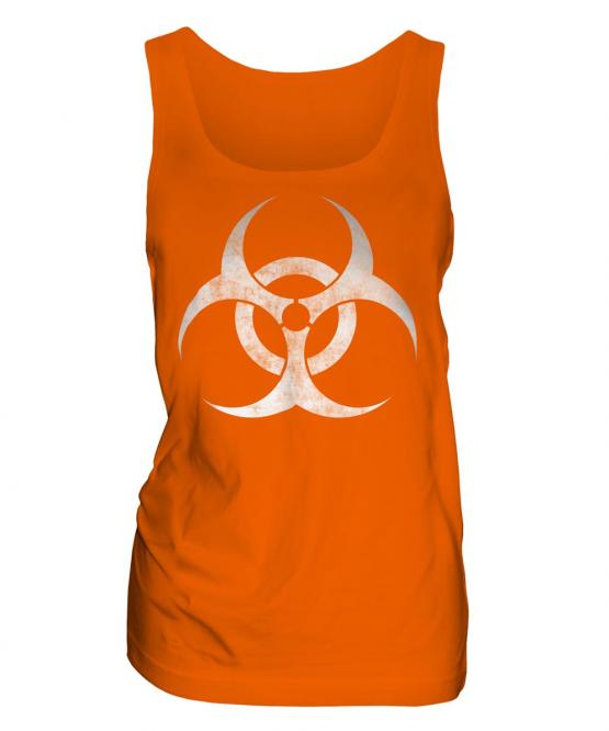 Radioactive Distressed Print Ladies Vest