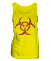 Radioactive Distressed Print Ladies Vest
