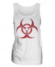 Radioactive Distressed Print Ladies Vest