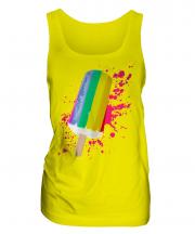 Gay Pride Ice Lolly Ladies Vest