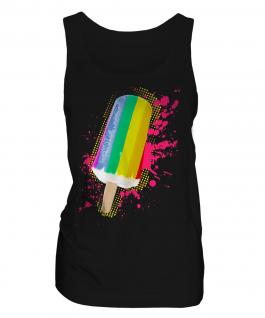 Gay Pride Ice Lolly Ladies Vest