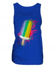 Gay Pride Ice Lolly Ladies Vest