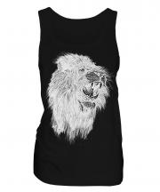 Roaring Lion Sketch Ladies Vest