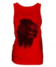 Roaring Lion Sketch Ladies Vest