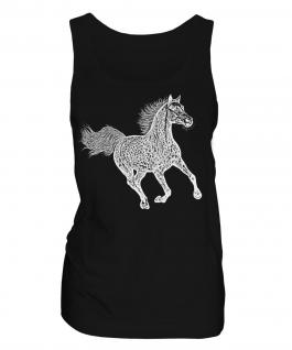 Galloping Horse Sketch Ladies Vest