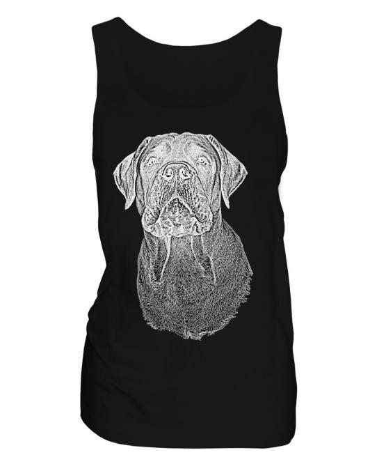 Bullmastiff Sketch Ladies Vest