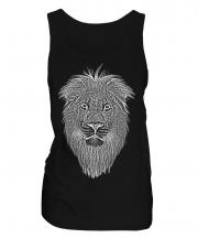 Lion Sketch Ladies Vest