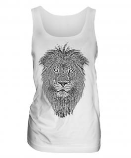 Lion Sketch Ladies Vest