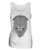 Lion Sketch Ladies Vest