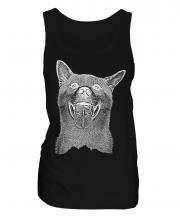 Shiba Inu Sketch Ladies Vest