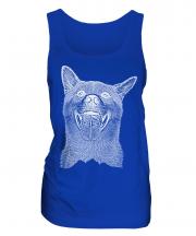 Shiba Inu Sketch Ladies Vest