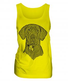 Great Dane Sketch Ladies Vest