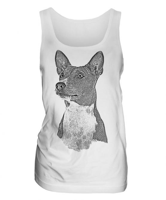 Basenji Sketch Ladies Vest