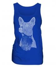 Basenji Sketch Ladies Vest