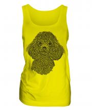 Poodle Sketch Ladies Vest