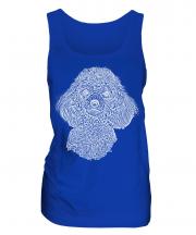 Poodle Sketch Ladies Vest