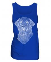 Labrador Retriever Sketch Ladies Vest