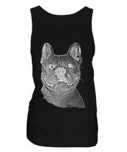 French Bulldog Sketch Ladies Vest