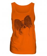 Papillon Sketch Ladies Vest