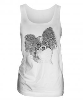 Papillon Sketch Ladies Vest